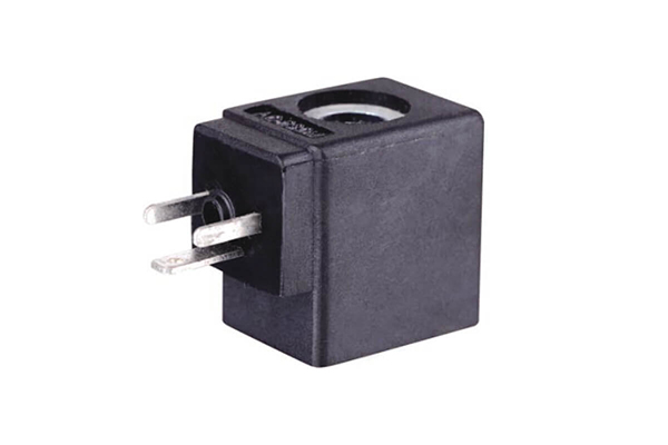 热塑性塑封类4V110系列3针插片式电磁阀线圈